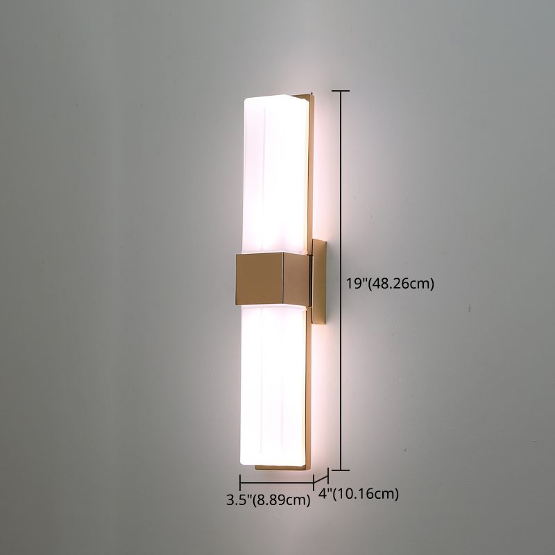 Lámparas de pared LED rectangulares opcionales de 3 color