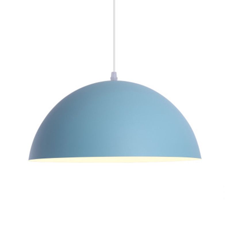 Lampada a ciondolo Macron a 1 luce Style moderna Light Appeding Light con tonalità metallica