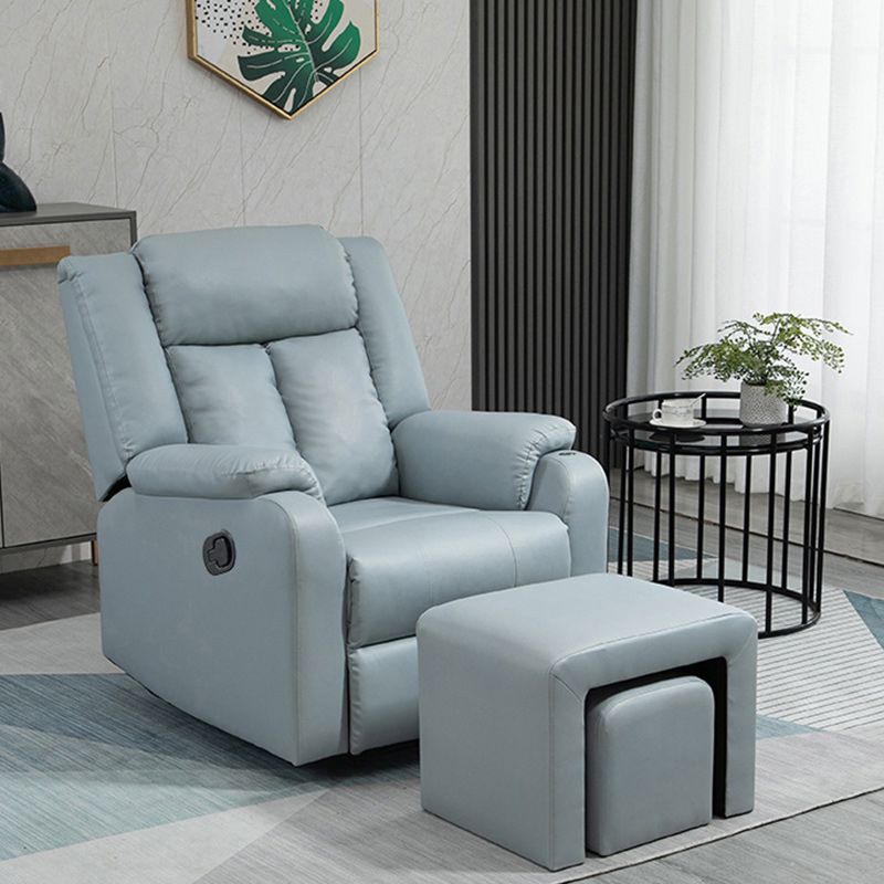 Solid Color Home Theater Recliner Standard (No Motion) Lumbar Support Recliner Chair