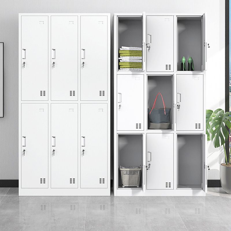 Steel Storage Cabinet for Bathroom Contemporary Cabinet with Hinged Door