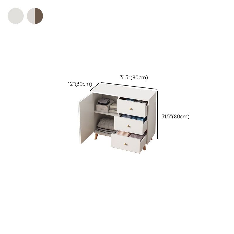 11.7-inch W Contemporary Dresser Manufactured Wood Storage Chest Dresser