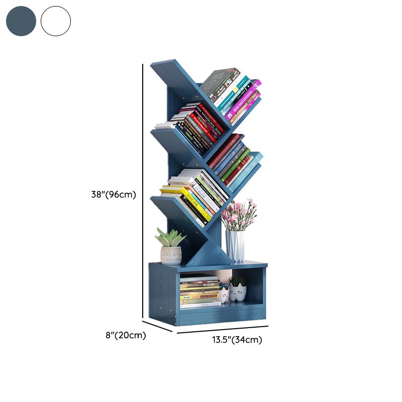 Contemporary Tree Book Shelf Manufactured Wood Standard Kids Bookshelf