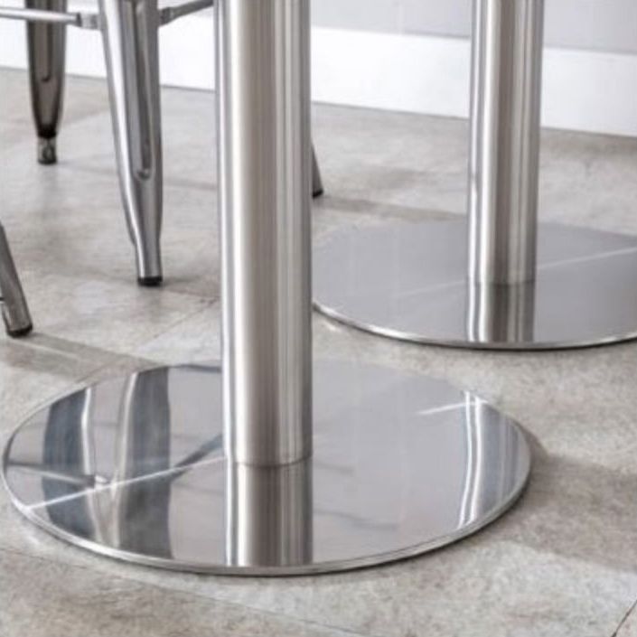 1/2/3/5 Pieces Industrial Bar Set Stainless Steel Bar Stool and Table Set