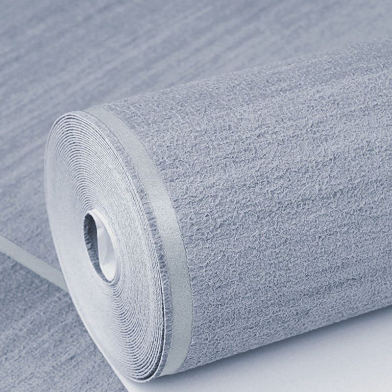 Flock Fabric Wall Covering Ombre Geometric Texture Wallpaper for Bedroom Decoration