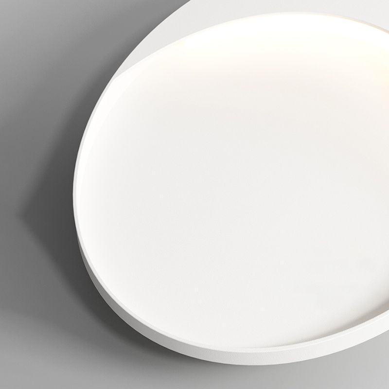 1-Light LED Wall Mount Light Simple Wall Light with Iron Shade for Living Room