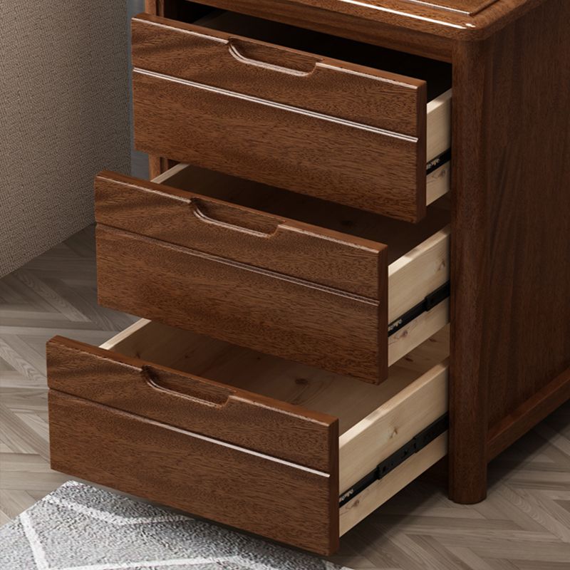 16" W Solid Wood Vertical Lingerie Chest Storage Chest Dresser with Drawers