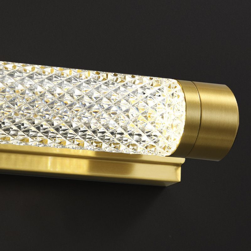 Moderne stijl messing ijdelheid wandlampen cilindrische multi -lights ijdelheid verlichting ideeën