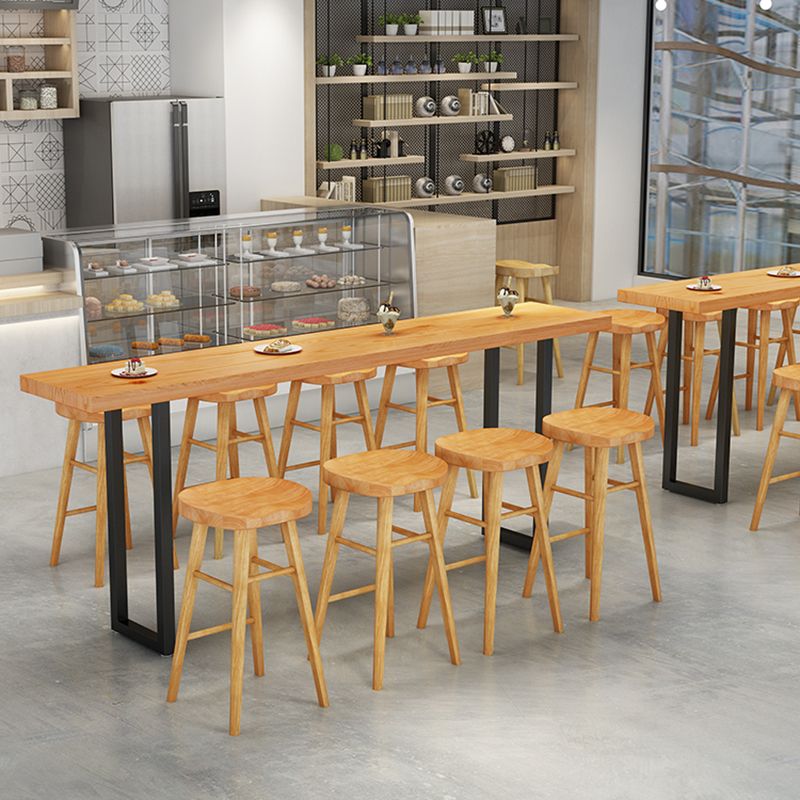 1/2/9 Pieces Contemporary Solid Wood Bar Set for Living Room