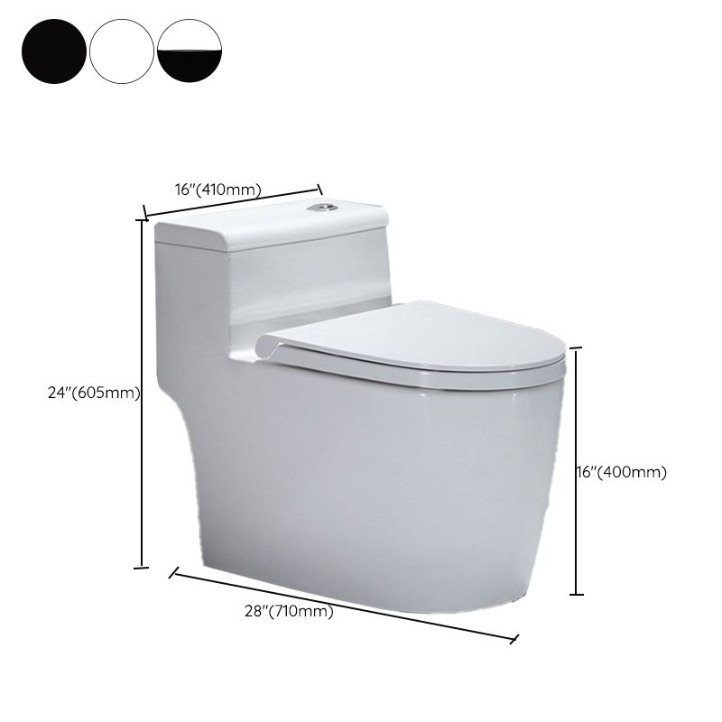 All In One Modern Urine Toilet Floor Mounted Porcelain Siphon Jet Toilet Bowl