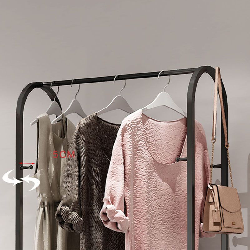 Luxurious Plain Coat Rack Coat Hooks Metal Coat Rack with Storage Shelving