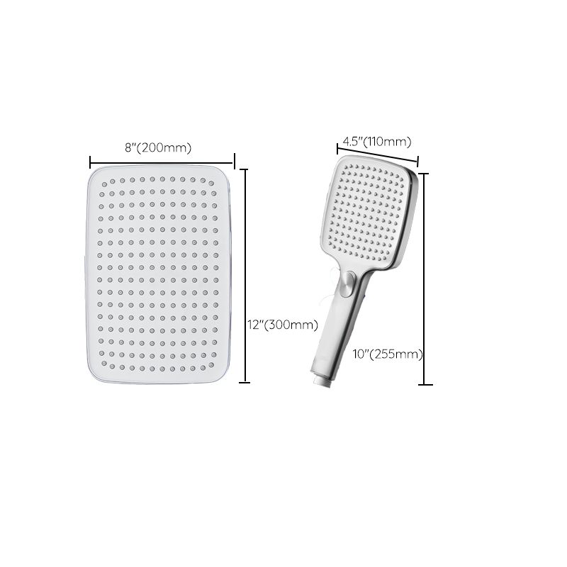 Contemporary Self-Cleaning Hand Shower 3 Sprays Wall-Mount Hand Shower