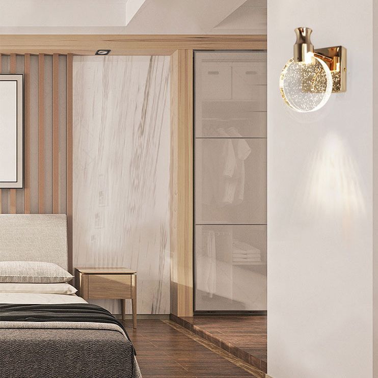 Noordse lichte extravagante stijl gewapende ijdelheid SCONCE Lights Crystal Single Vanity Lamp