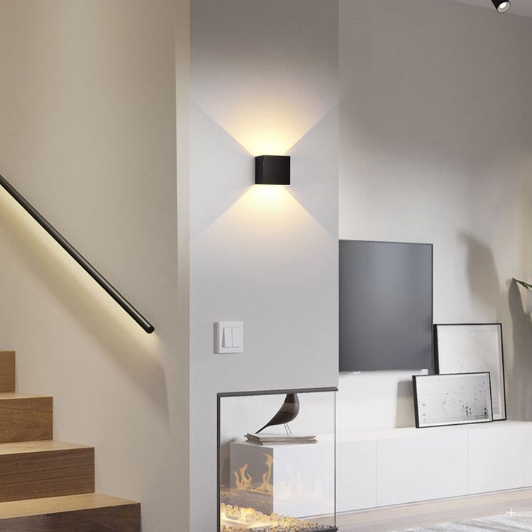 Modern Wall Mount Lamp Nordic Simple Square Wall Sconce Light Fixture for Living Room