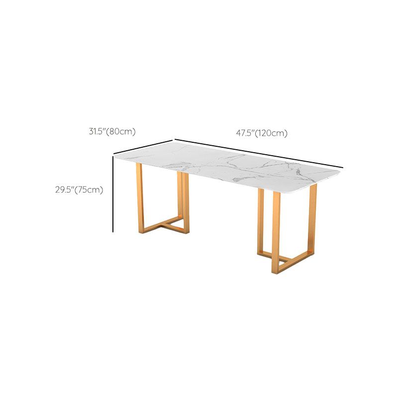 Modern Dining Set with Velvet Chairs 1/4/5/7 Pieces Dinette Set