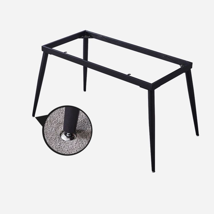 Metal Modern Dining Set with Solid Back Chairs 1/2/4/5/7 Pieces Dinette Set