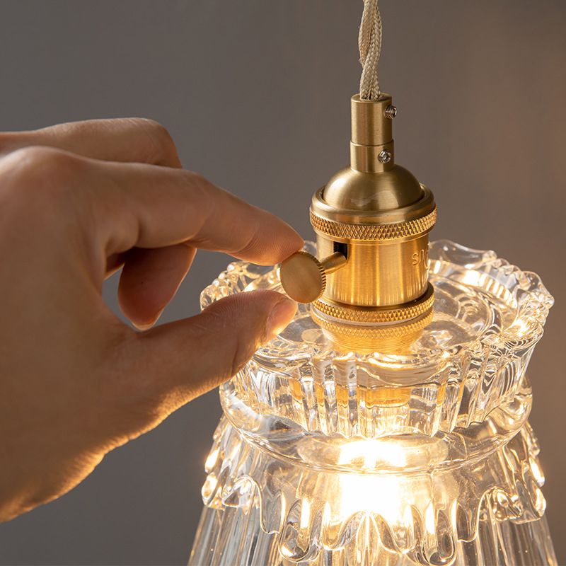 1-Light Wall Sconces Modern Glass Sconce Light Fixture for Bedroom