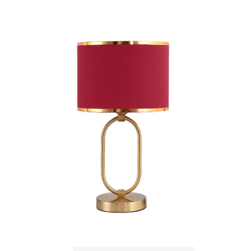 Lampada da tavolo da tavolo in tessuto contemporaneo Lampada per la scrivania per la scrivania per soggiorno per soggiorno