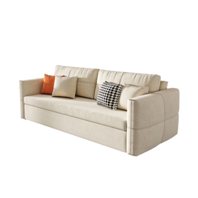 31" Wide Scandinavian Sleeper Sofa Futon Fabric Sleeper Sofa