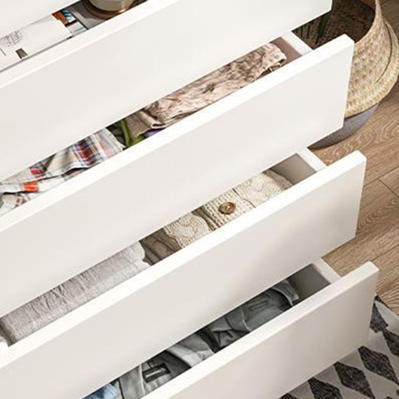 Ultra-Modern Lingerie Chest Wood Vertical Storage Chest with Drawers for Bedroom