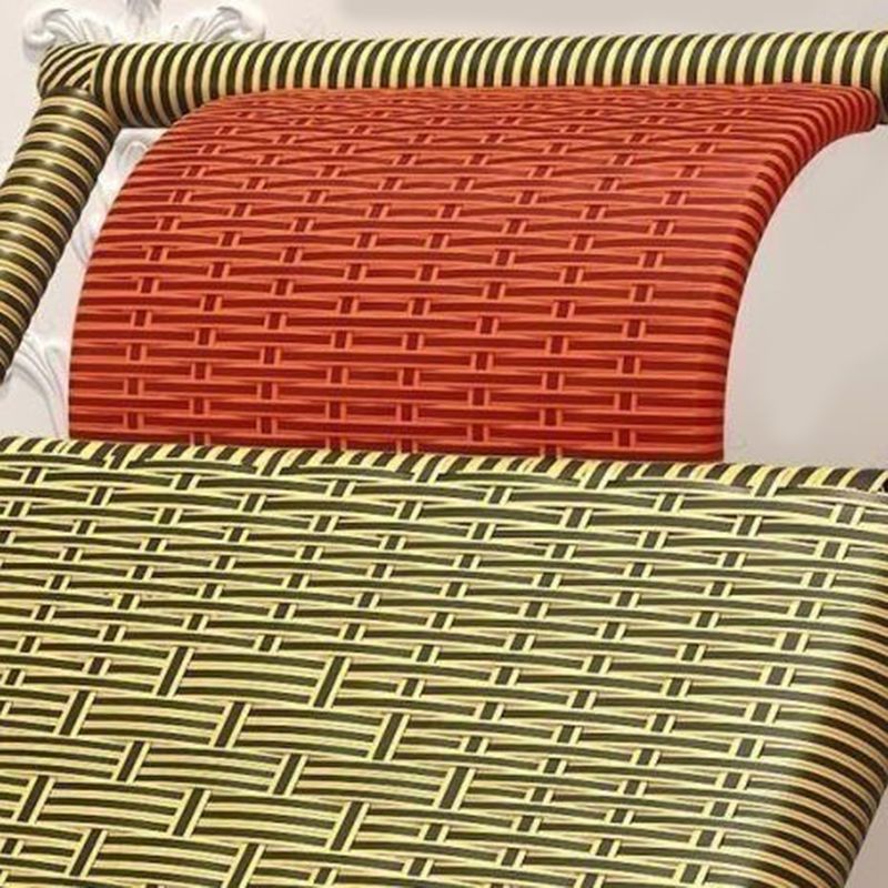 Contemporary Woven Rope Rocker Chair Wicker Rocking Chair for Home Decor