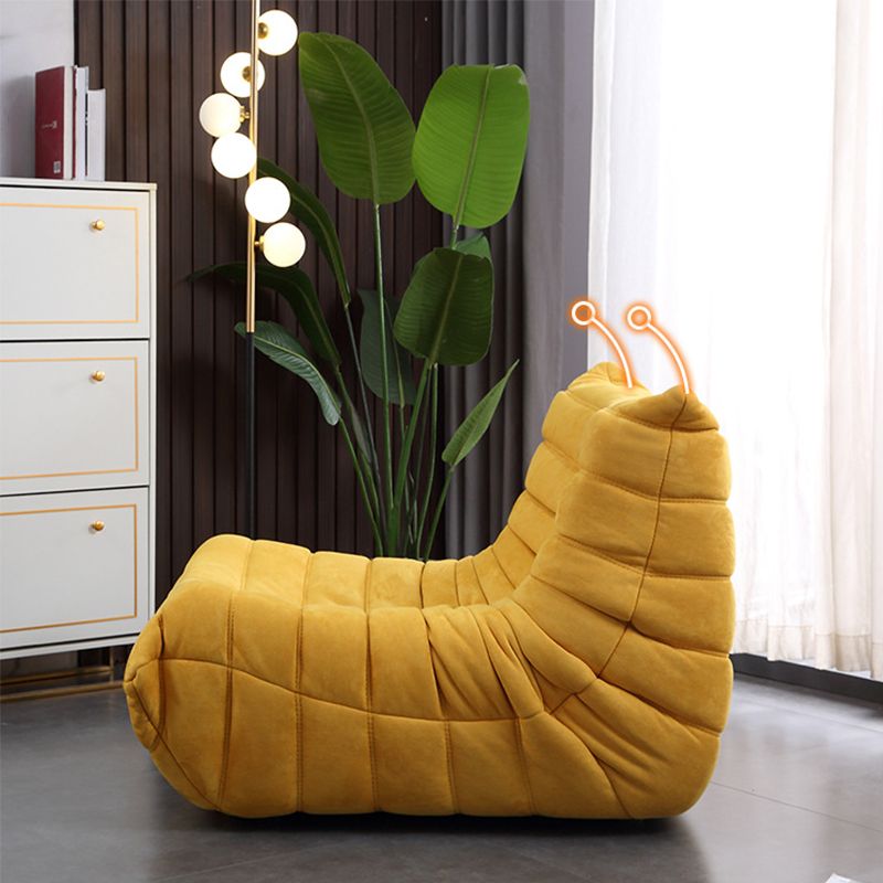 Contemporary Style Upholstered Armless Cushion Back Parsons Chair