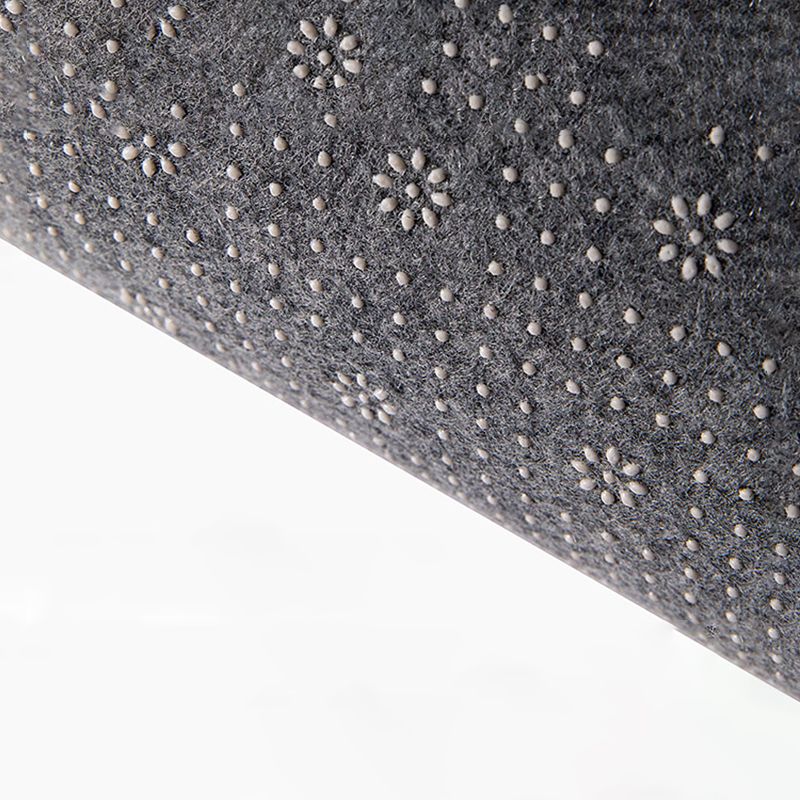 Simplicity Abstract Ink Printed Rug Gray Tone Polyester Area Carpet Easy Care Rug for Living Room