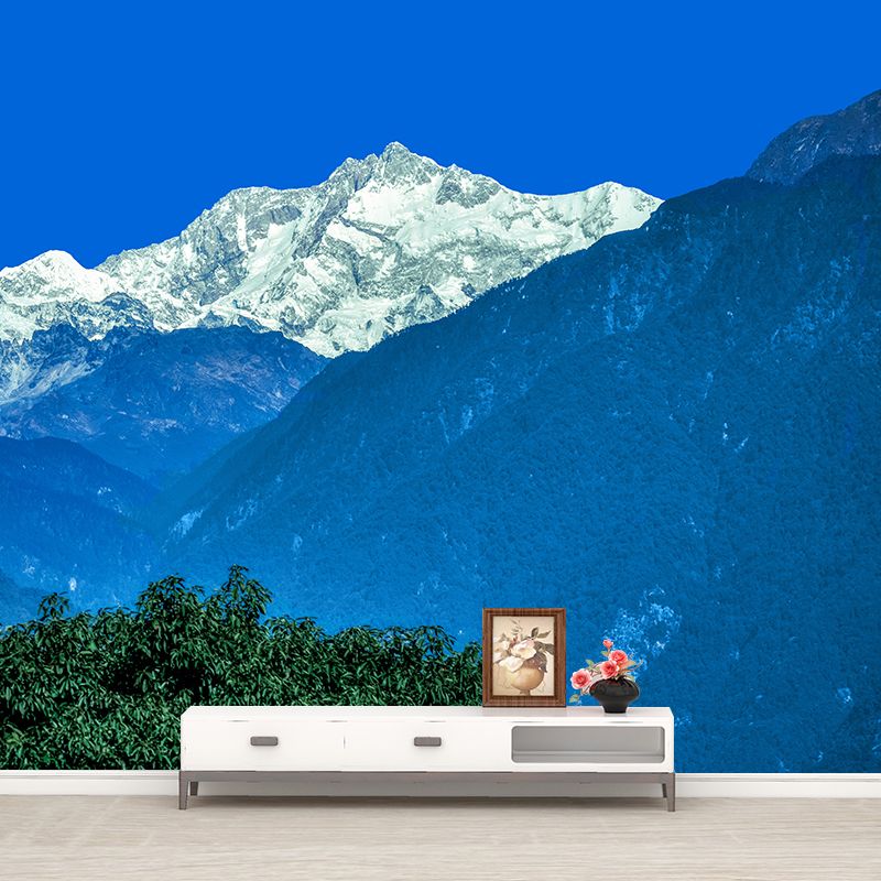 Mountain Scenery Contemporary Wall Covering for Home Decoration, Water Resistant