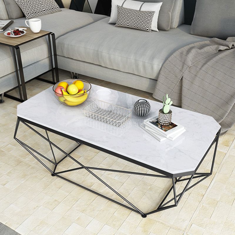 Frame Base Rectangular Modern Style Rock Plate Table Plate Metal Bottom Frame Coffee Table