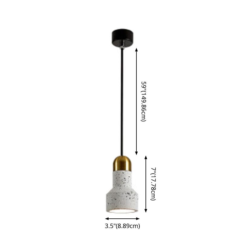 Swag Suspension Pendant Light Contemporary Style Stone Pendant Lighting Fixture