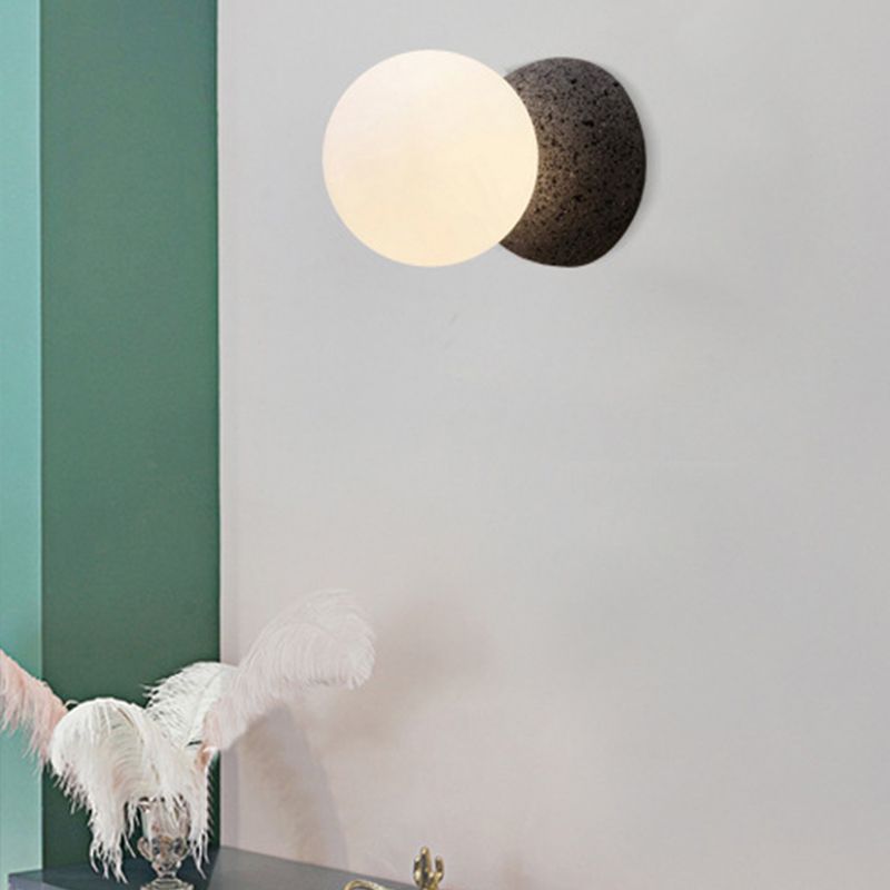 Modern Style Sphere Wall Light Sconces Glass 1 Light Wall Lighting Ideas