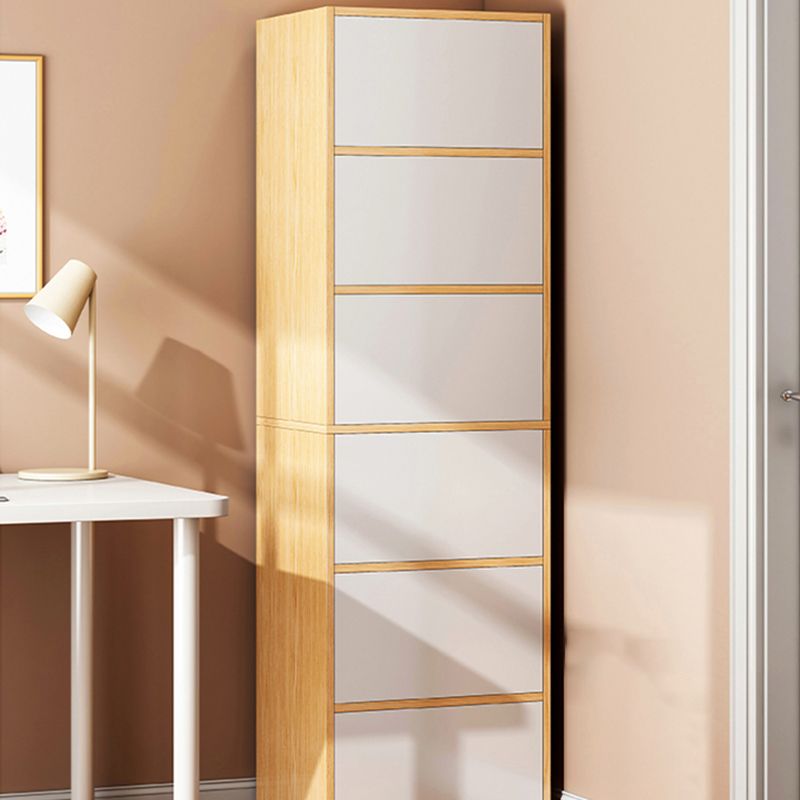 Contemporary Manufactured Wood Accent Cabinet Standard Storage Cabinet