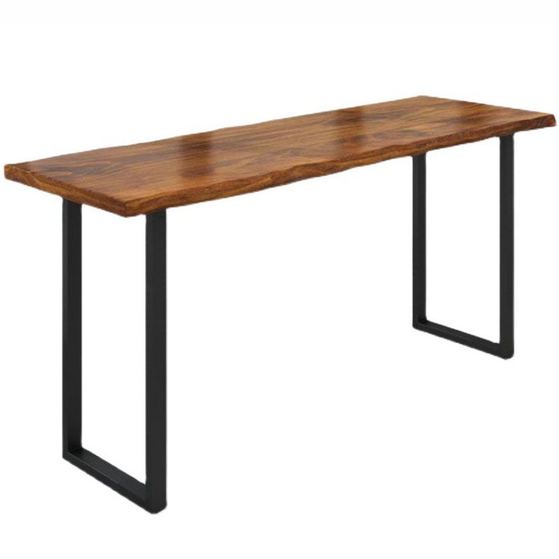 1/2/5 Pieces Rectangular Counter Set Industrial Solid Wood Bar Table Set for Home Use