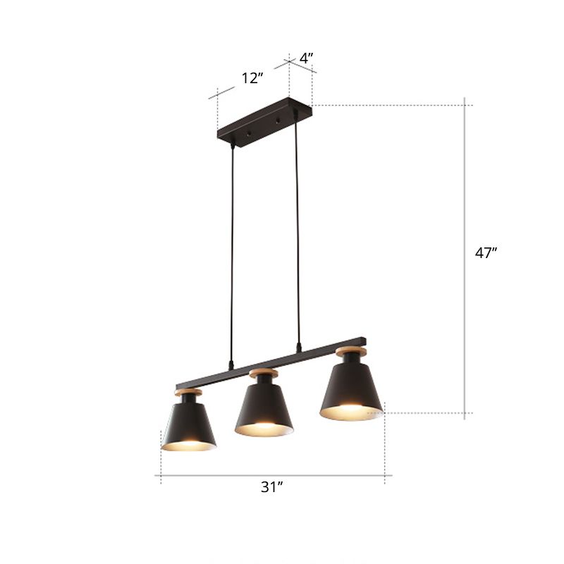 Luce sospensione in sala da pranzo in tazza da pranzo