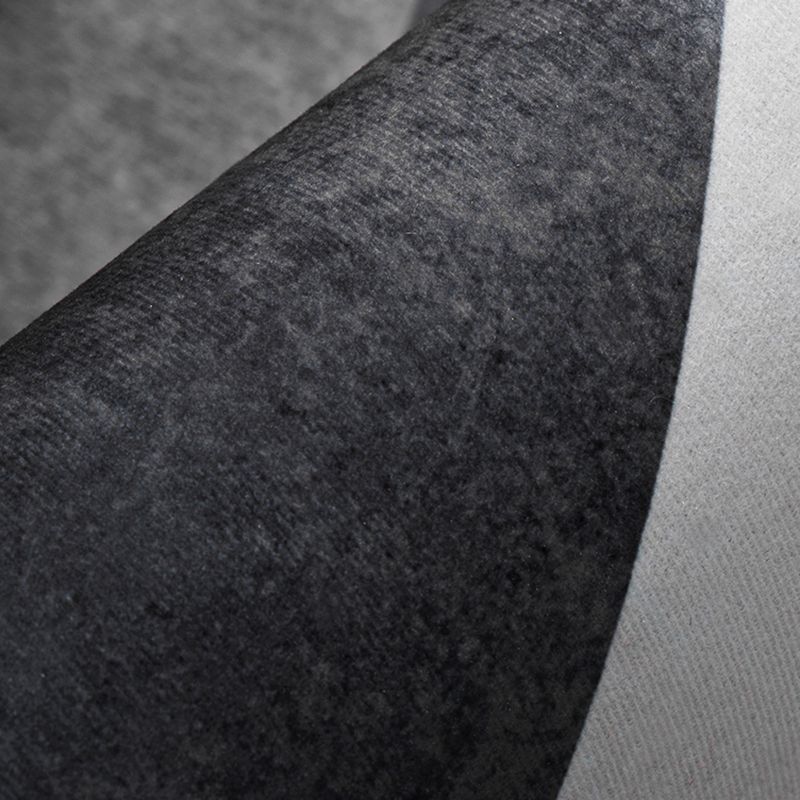 Light Gray Modern Rug Polyester Graphic Indoor Rug Non-Slip Backing Rug for Home Decor