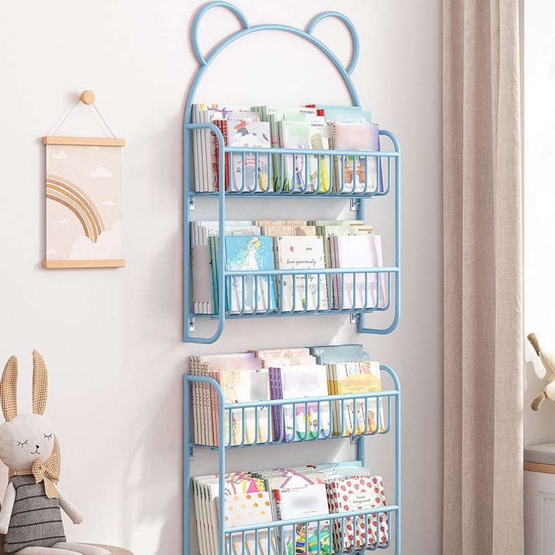 4.33 "W libreria da parete in stile scandinavo per la sala da studio dell'ufficio