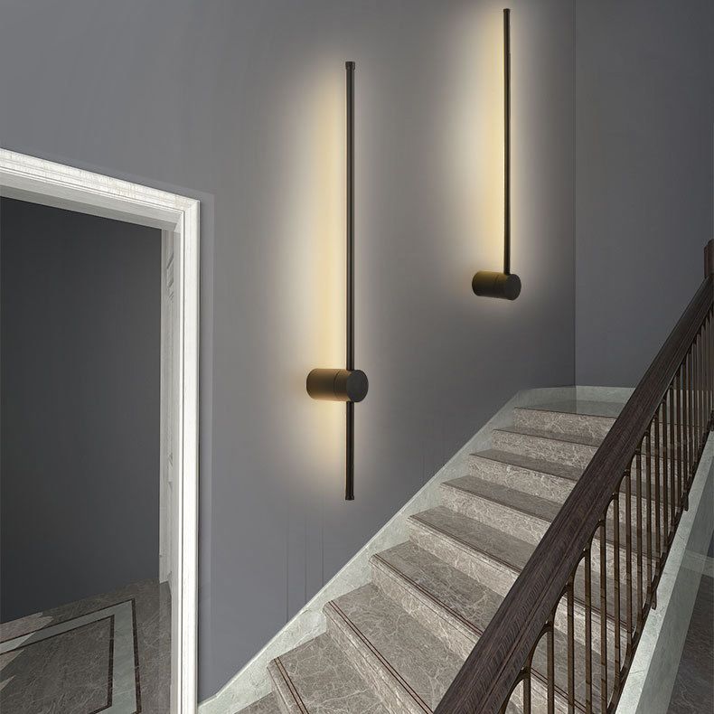 Nordische Einfachheit Lineare Wandleuchten Aluminiumleuchte Leuchten für Schlafzimmer