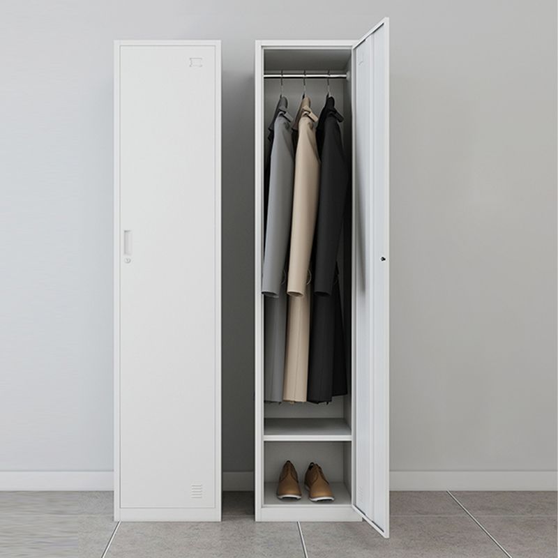 Steel Contemporary Wardrobe Closet Hinged Wardrobe Armoire for Home