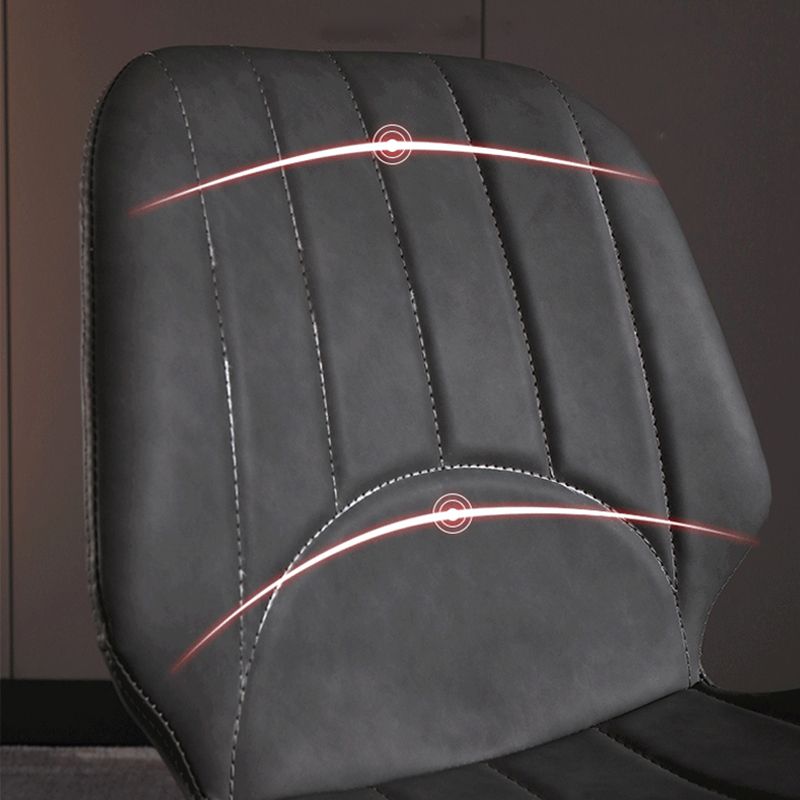 Industrial Dining Side Chair Wingback PU Leather Dining Chair