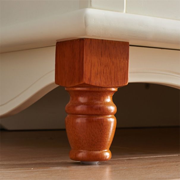 Coastal Wardrobe with Hinged Door Manufactured Wood Matte Finish Cabinet