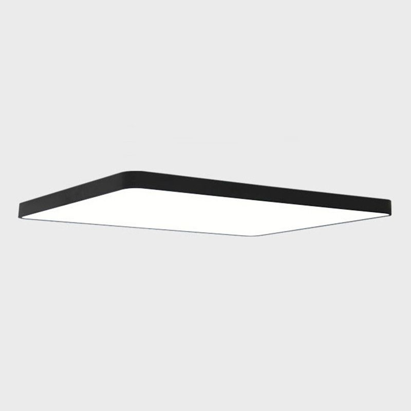 Rectangular Flush Mount Light Fixtures Modern Acrylic Flush Light