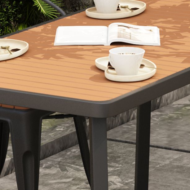 Contemporary Rectangle Table Set 1/2/5 Pieces Dining Set for Kitchen