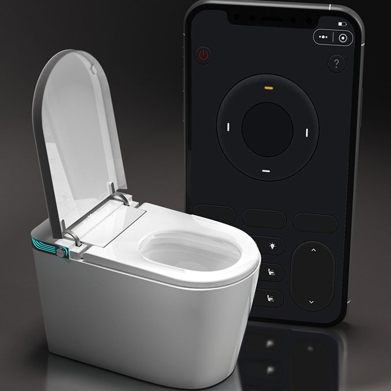 Siphon Jet Toilet Bowl Contemporary Floor Mounted Toilet for Bathroom