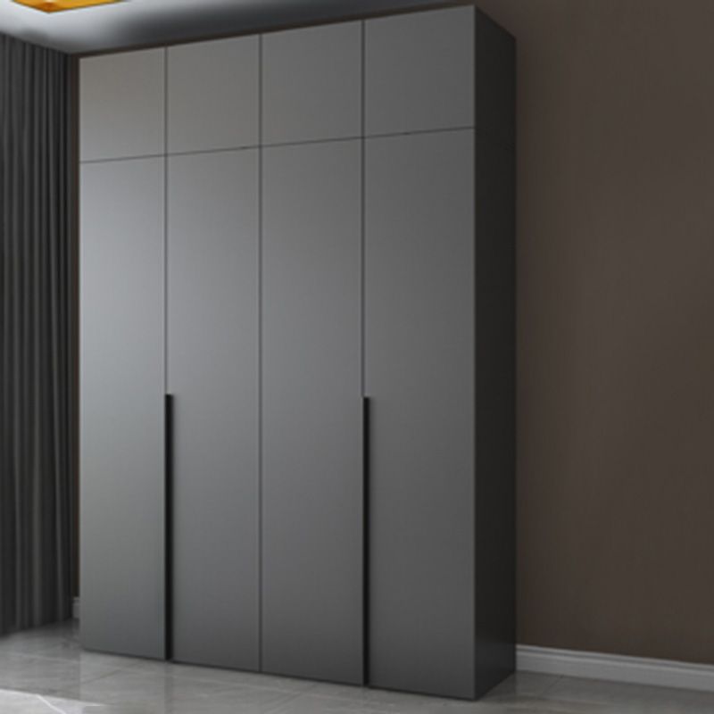 Modern Wooden Wardrobe Cabinet Bedroom Soft Close Doors Armoire