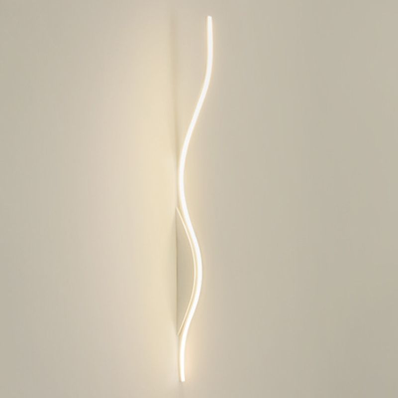 Single White/Black Wall Mounted Sconce LED Unique Wall Light for Dining Room