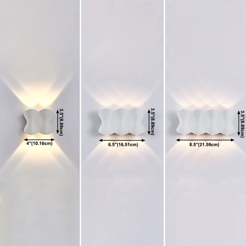 Moderne muur gemonteerd licht aluminium buitenwaterbestendige wandlampen voor tuin