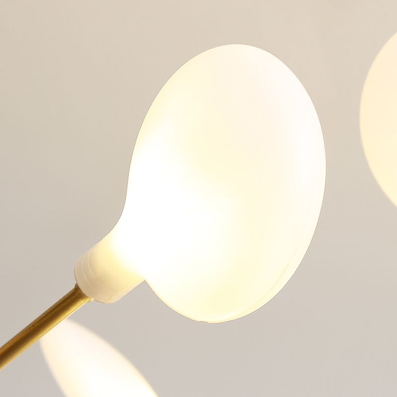 Nordic Trendy Firefly Chandelier Acrylic Living Room Ceiling Suspension Lamp in Gold