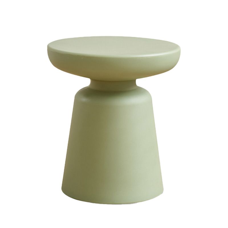 Pedestal End Table Plastic Round Side Sofa Side Accent Table