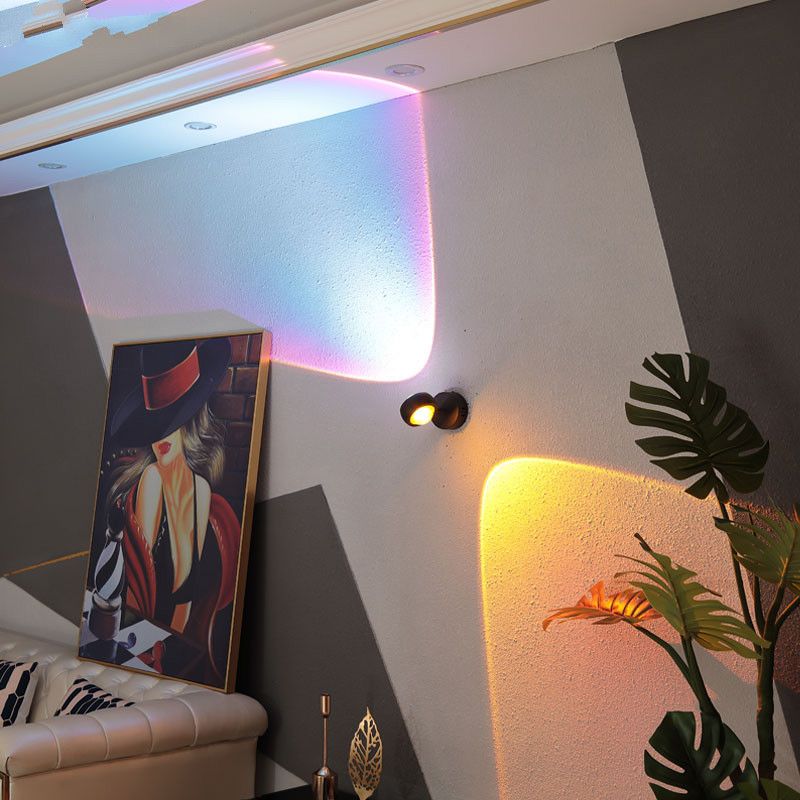 Luminaires d'éclairage à balles contemporaines Metal 2 lumières Mur