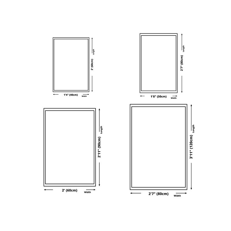 Dunkelgrüner moderner Teppich Polyester Streifen Teppich Färbungsfester Teppich für Wohnkultur
