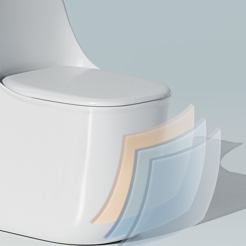 Traditional Floor Mount Toilet Slow Close Seat Included Toilet Bowl for Bathroom